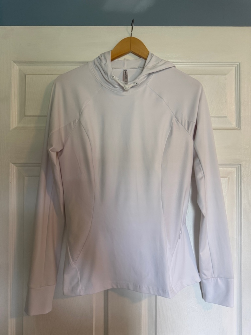 Fabletics White Hooded Pullover